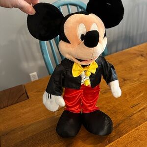 Walt Disney Mickey Mouse in a tux 15” plush